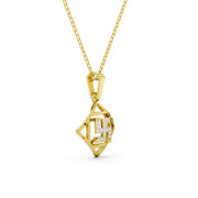 Shubh Swastika Diamond Pendant